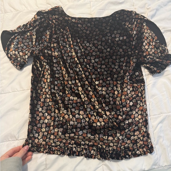 Madewell Velvet Blouse - Picture 2 of 5